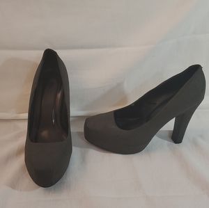 Torrid Gray Snake Platform Pumps High Heels